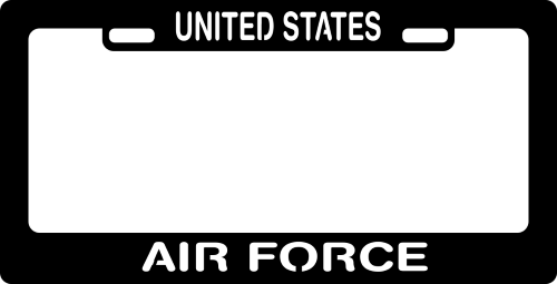 Custom License Plate Frame | United States Air Force