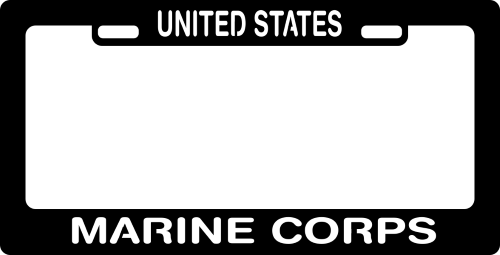 Custom License Plate Frame | United States Marine Corps