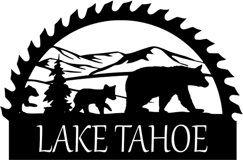 Custom Home Decor | Lake Tahoe Saw Blade Bears